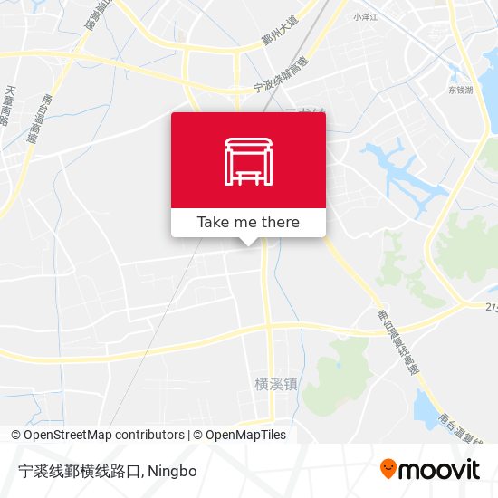 宁裘线鄞横线路口 map