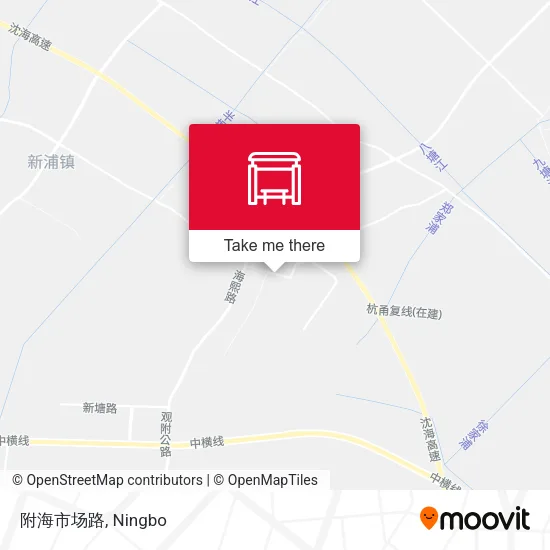 附海市场路 map