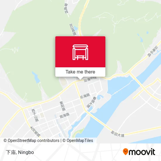 下庙 map