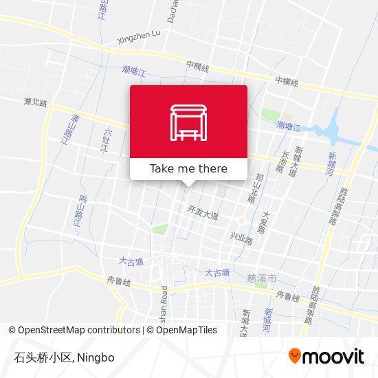 石头桥小区 map