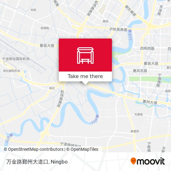 万金路鄞州大道口 map