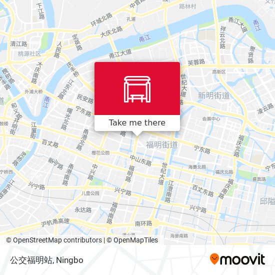 公交福明站 map