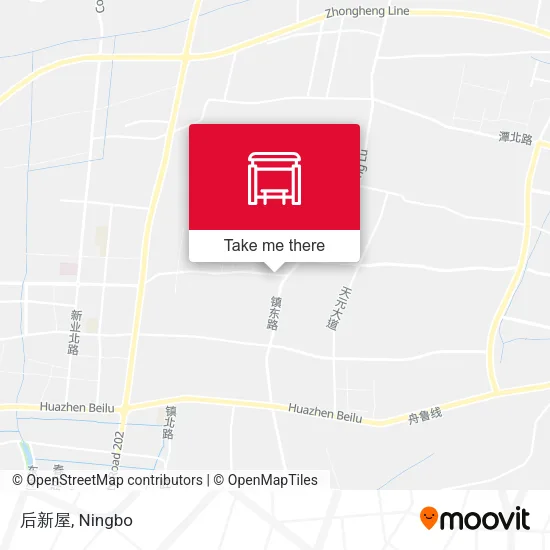 后新屋 map