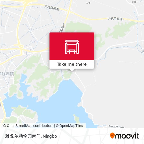 雅戈尔动物园南门 map