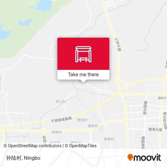 孙陆村 map