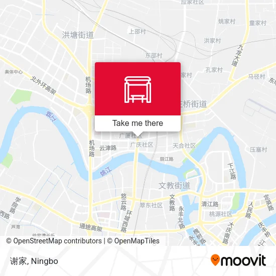 谢家 map