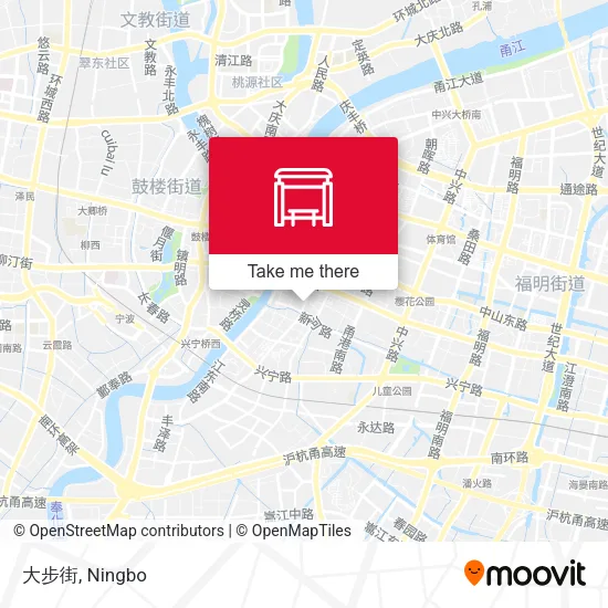 大步街 map