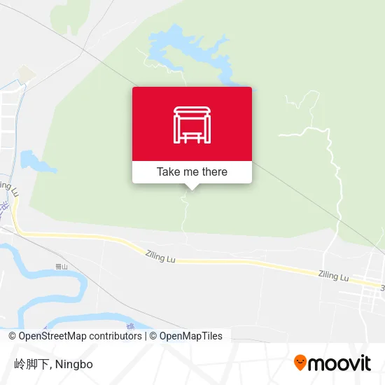 岭脚下 map