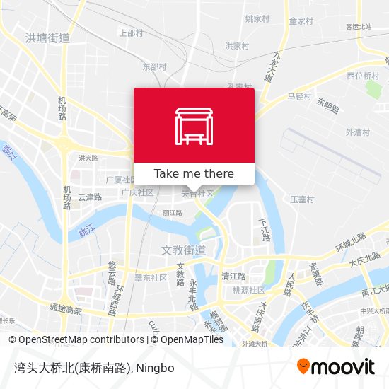 湾头大桥北(康桥南路) map
