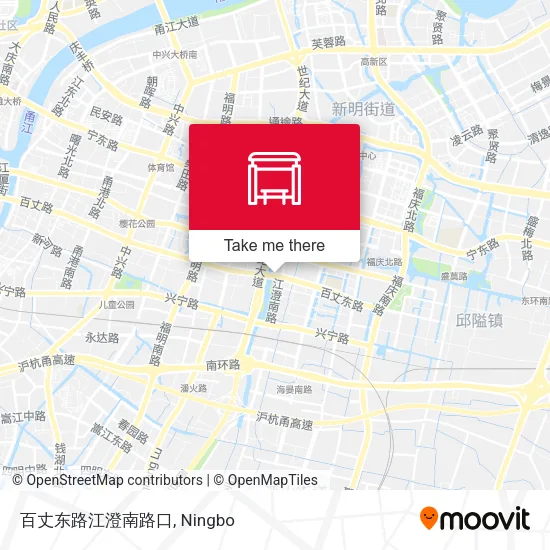 百丈东路江澄南路口 map