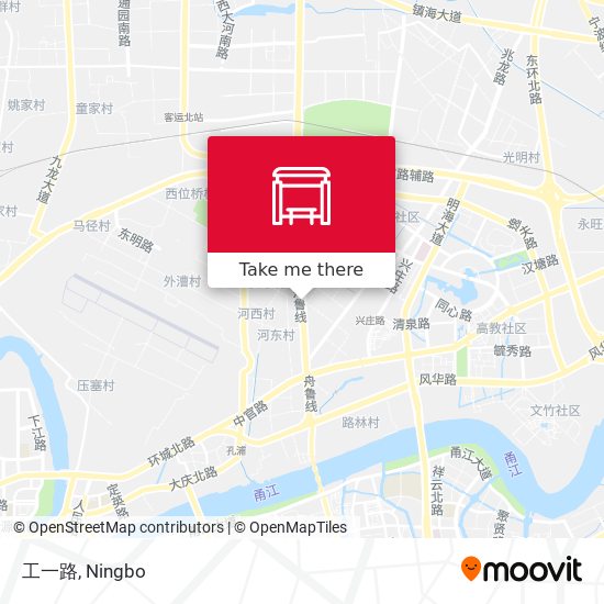 工一路 map