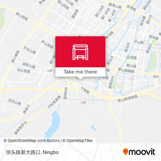 坝头路新大路口 map