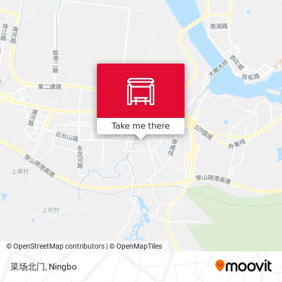 菜场北门 map