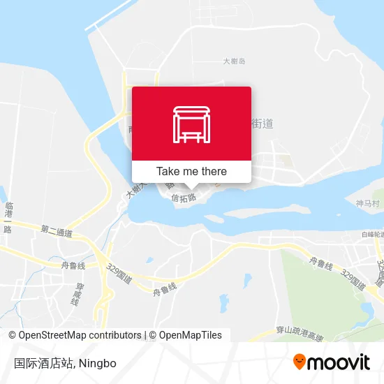 国际酒店站 map