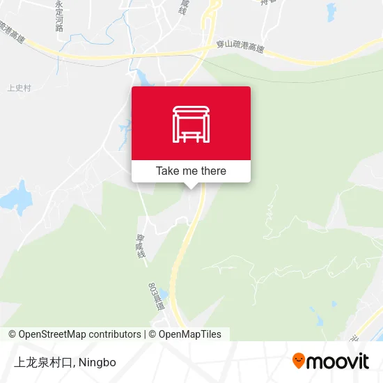 上龙泉村口 map