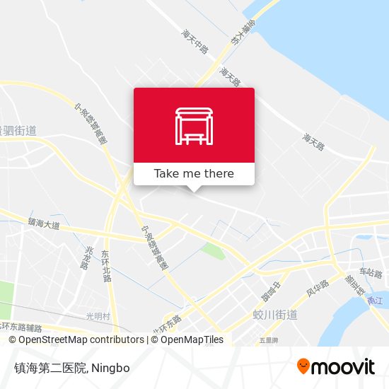 镇海第二医院 map