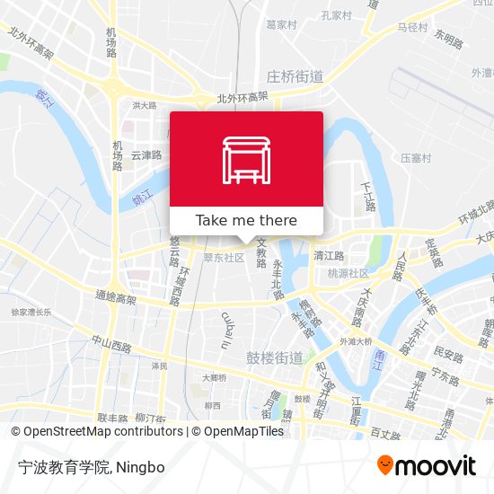 宁波教育学院 map