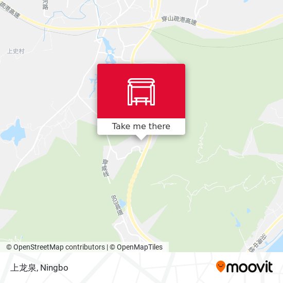 上龙泉 map