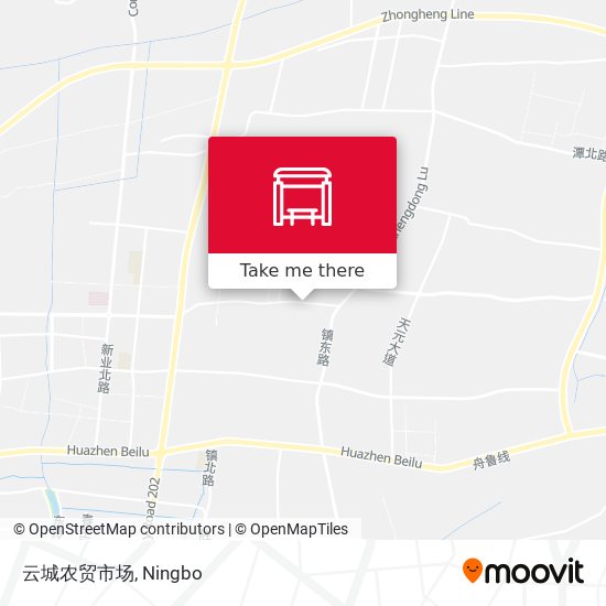 云城农贸市场 map