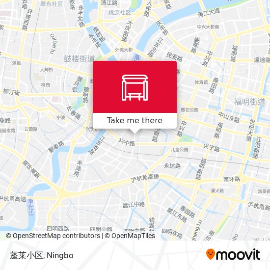 蓬莱小区 map
