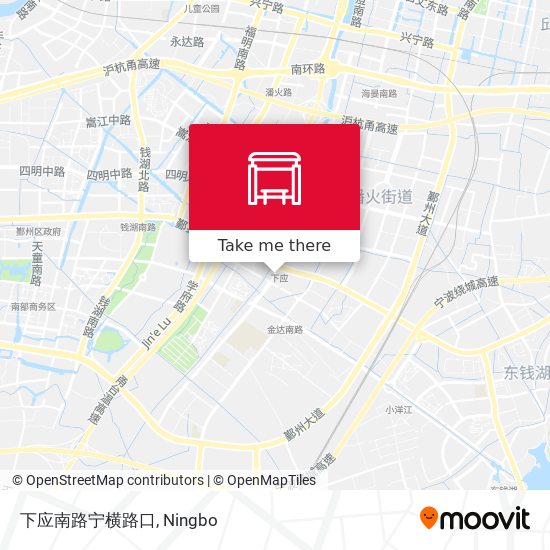 下应南路宁横路口 map