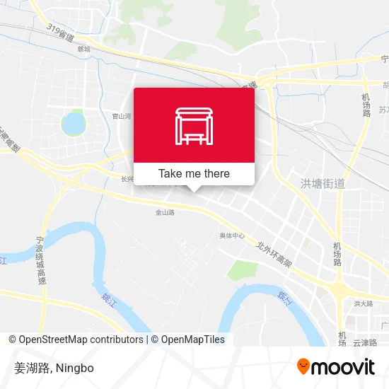 姜湖路 map