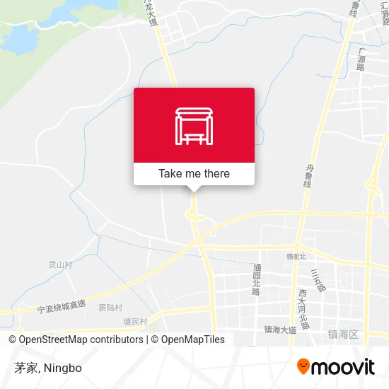 茅家 map
