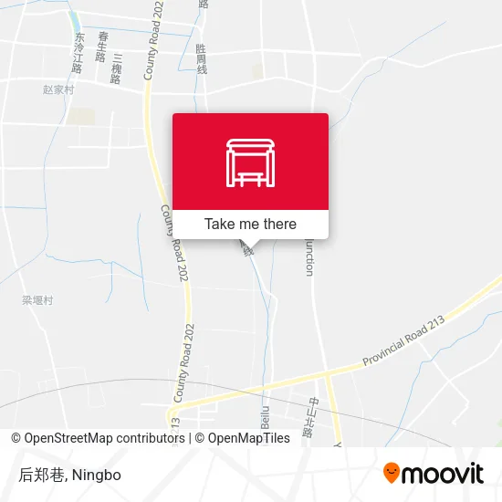 后郑巷 map
