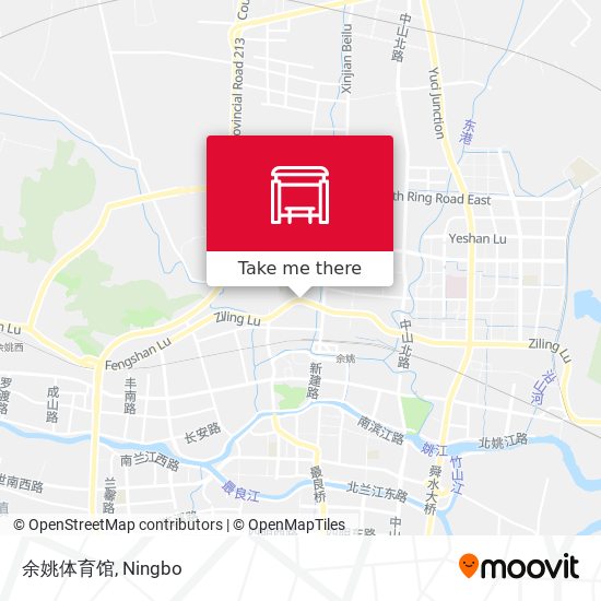 余姚体育馆 map