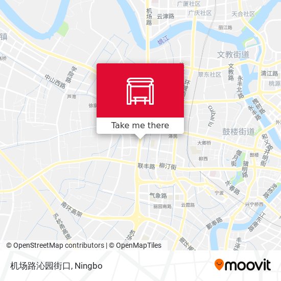 机场路沁园街口 map