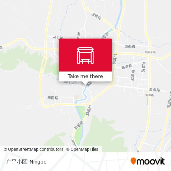 广平小区 map