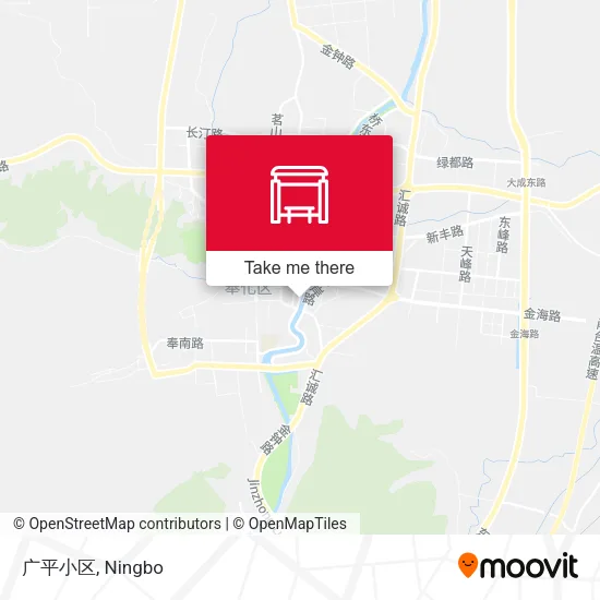 广平小区 map