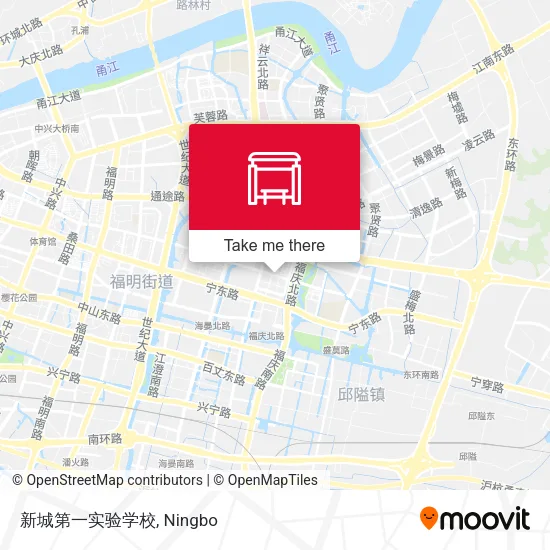 新城第一实验学校 map