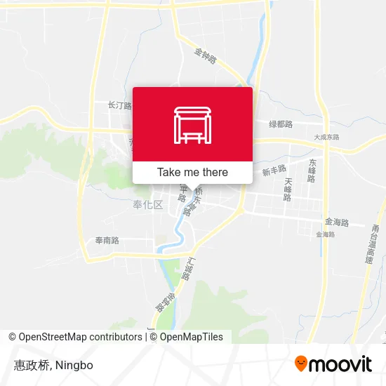 惠政桥 map