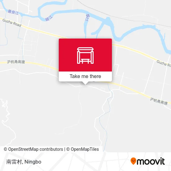 南雷村 map