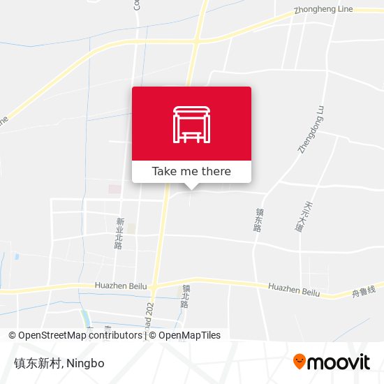 镇东新村 map