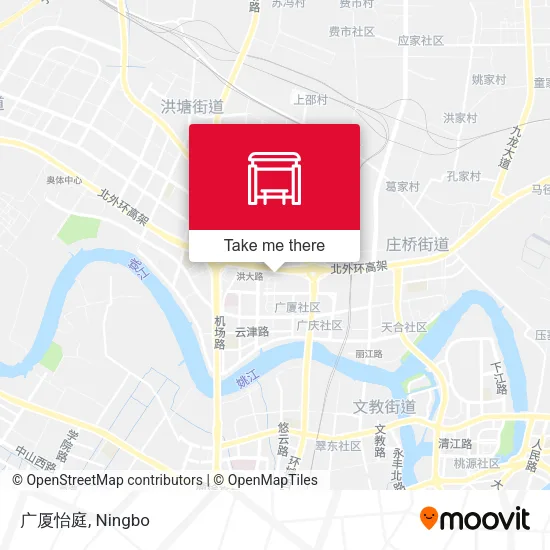 广厦怡庭 map
