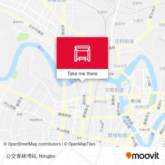 公交青林湾站 map