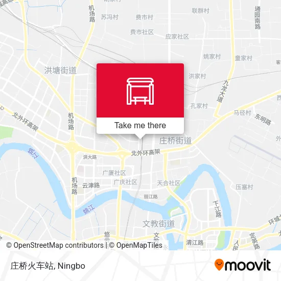 庄桥火车站 map