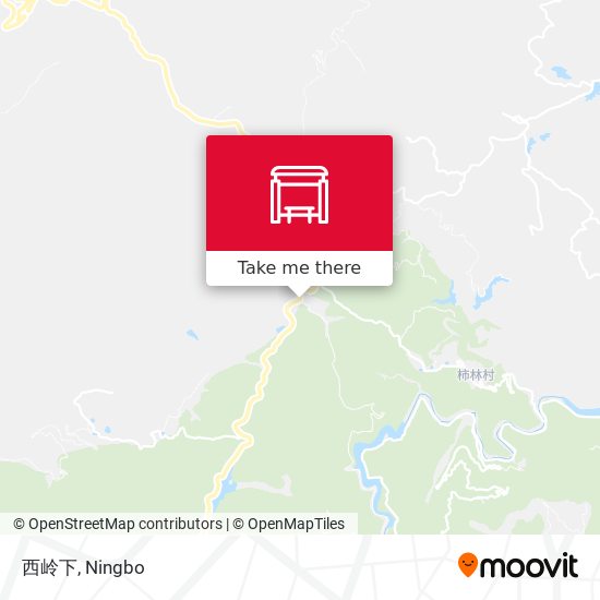 西岭下 map