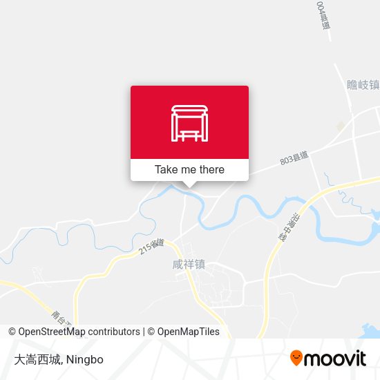 大嵩西城 map