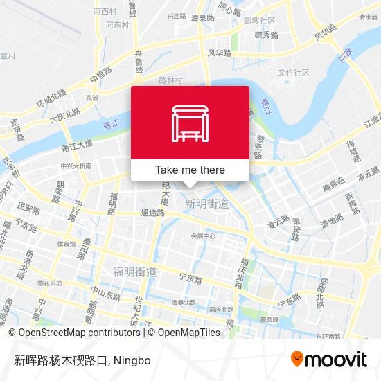新晖路杨木碶路口 map