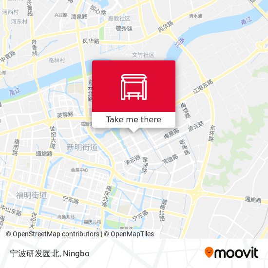 宁波研发园北 map