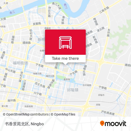 书香景苑北区 map