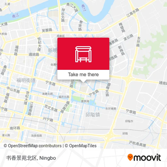 书香景苑北区 map