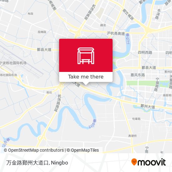 万金路鄞州大道口 map