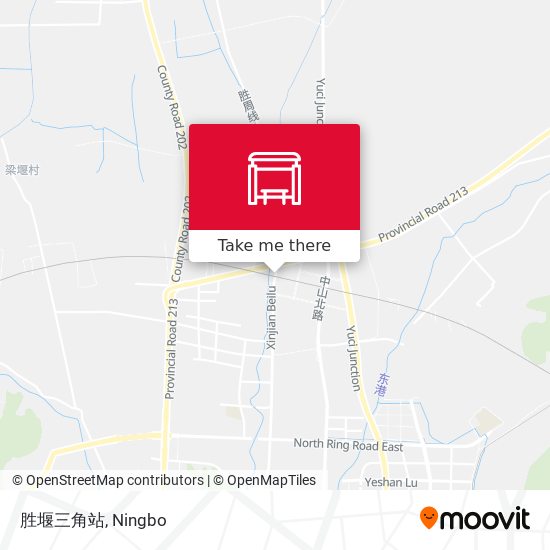 胜堰三角站 map