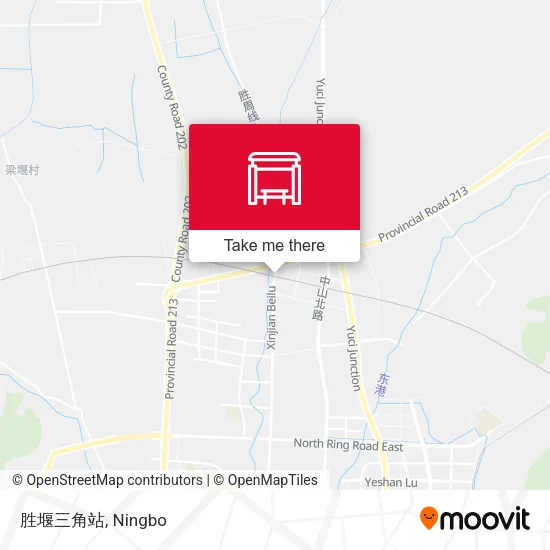 胜堰三角站 map