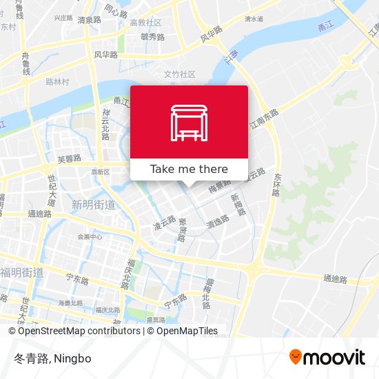 冬青路 map