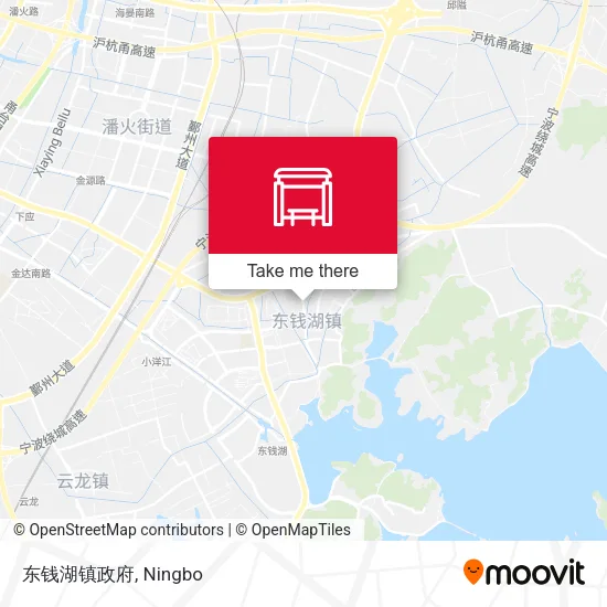 东钱湖镇政府 map